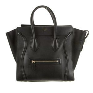Celine Mini Luggage Tote - Black